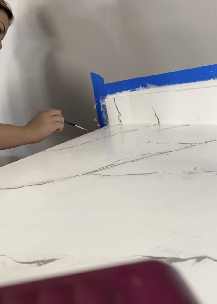 DIY Painted Countertops